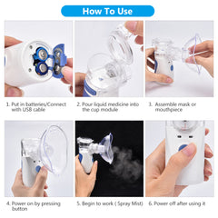 Easysist™ Micro-grid Atomizer Portable Compression Nebulizer