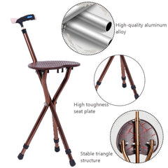 Easysist™ Alloy Walking Stick Stool