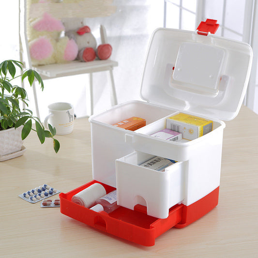 Easysist™ Multilayer Household Portable Plastic Medicine Box